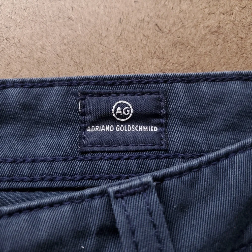 AG The Protégé Straight Leg Chino Pants Men 32R Blue 5-Pocket Designer Luxury